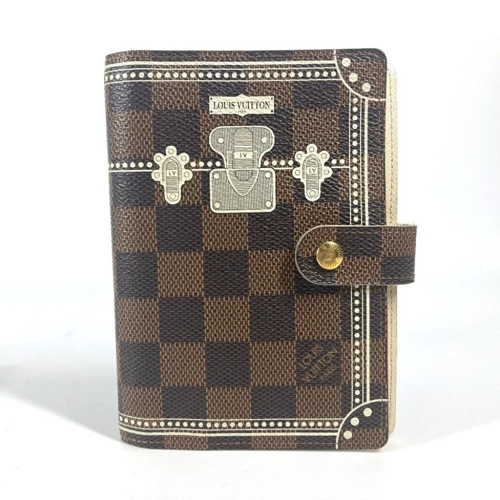 Louis Vuitton Damier Agendapm Trunkpattern System Notebook Cover